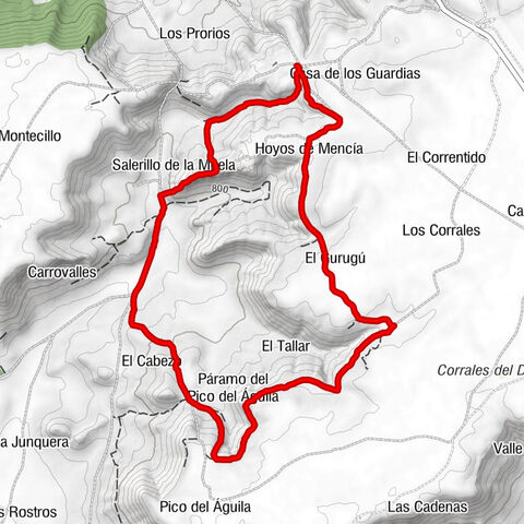 Tariego de Cerrato - Hoyos de Mencía - El Gurugú