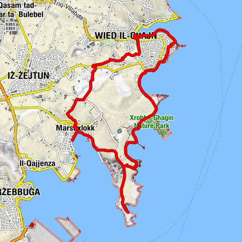 Wied il-Għajn - Marsaxlokk - Iż-Żejtun - Ħal Ġinwi