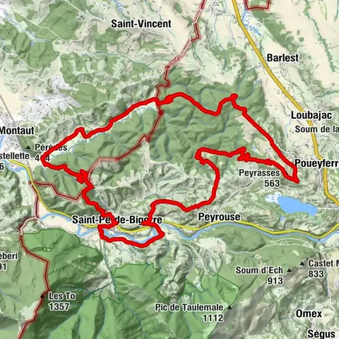 Rundweg Nr.4 - Lourdes - Rund um die Wälder