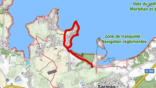 Sarzeau Marche à pied petite sortie digestive