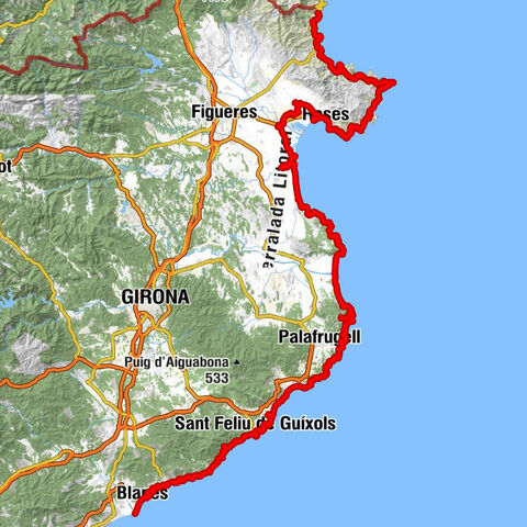 Portbou - Puig de sa Guàrdia - Puig sa Guàrdia - Blanes