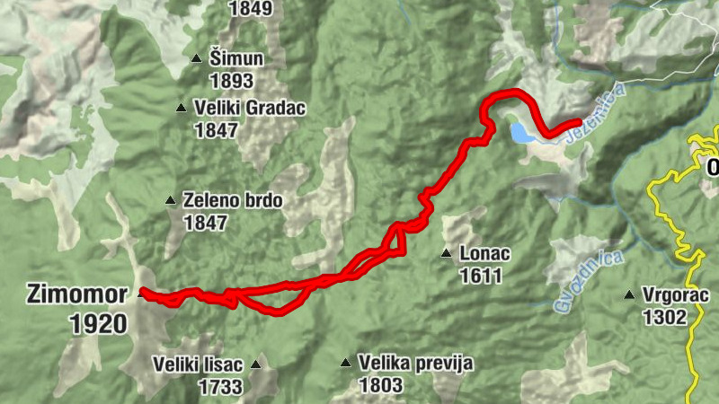 Језеро - Zimomor