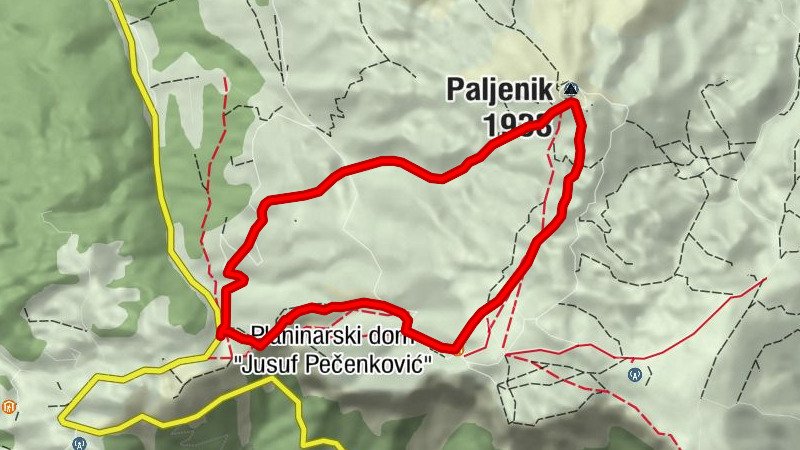 Općina Travnik - Planinarski dom "Jusuf Pečenković" - Paljenik