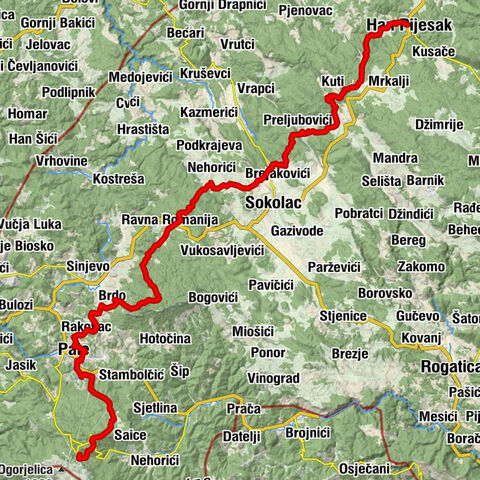 Han Pijesak - Crkva Sv. Đorđa - Gavranka - Јахорина