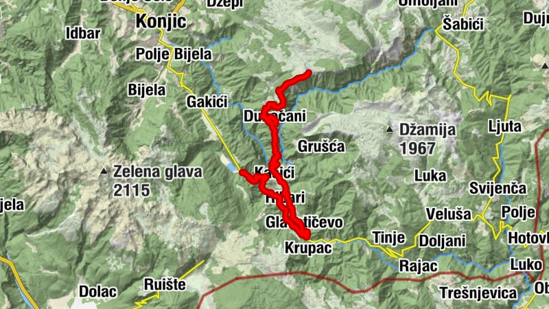 Grad Konjic - Vis - Dva ribara - Erceg Voda