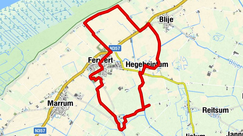 Ferwert - Liudgertsjerke - Hegebeintum