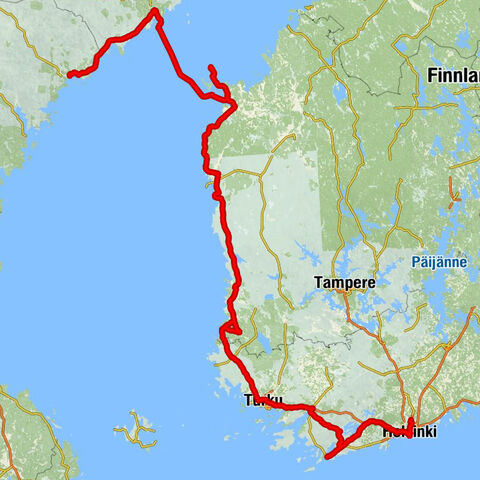 Luuluola - Mäntymäki - Salon kirkko - Örnsköldsvik