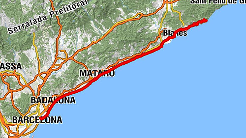 Tossa de Mar - Puig d'en Lladró - Turó de la Creu - Barcelona
