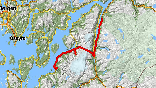 Rosendal - Kvinnherad kyrkje - Hundsøyra - Lofthus