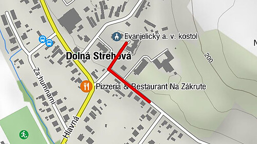 Dolná Strehová - Evanjelický a. v. kostol