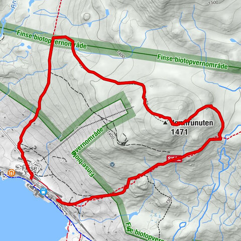 Ulvik - Jomfrunuten - Finse