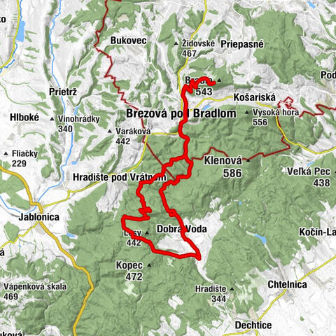 Brezová pod Bradlom - Najsvätejšej Trojice - Chrám svätého Dimitrija Solúnského - Kostol Narodenia Panny Márie