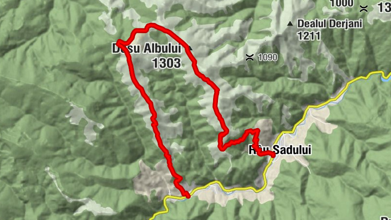 Râu Sadului - Dosu Albului - Rășinari