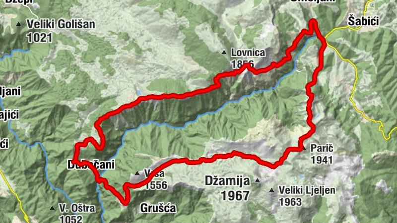 Grad Konjic - Parič - Vito - Općina Trnovo (FBiH)