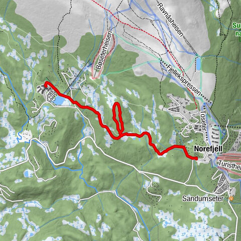 Norefjell - Bøsetra - Krødsherad