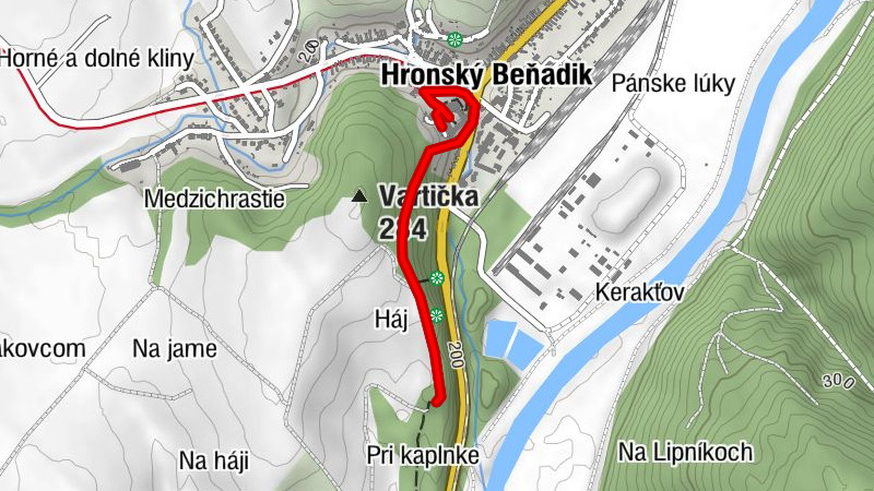 Hronský Beňadik - Za chrasťou