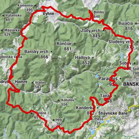 Sedlo Červená studňa - Pleso - Bimbíz - Zlatý vrch