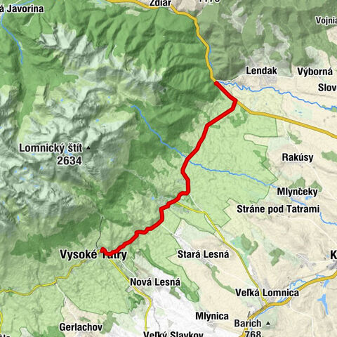 Vysoké Tatry - Starý Smokovec - Tatranská Kotlina - Evanjelický a. v. kostol