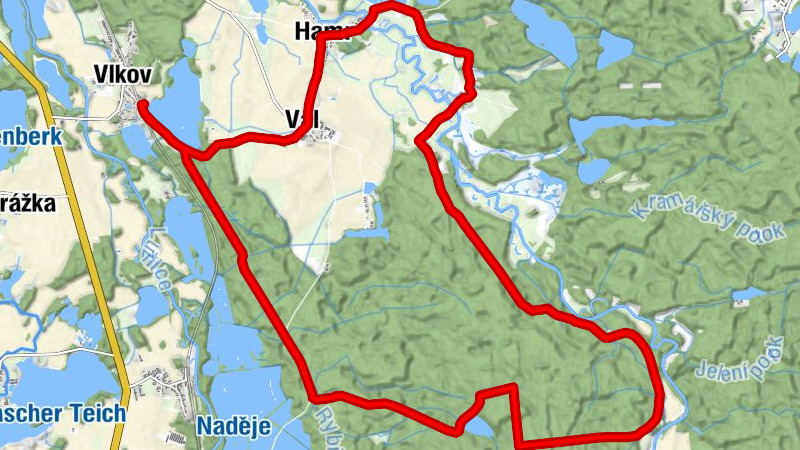 Vlkovská hospoda - Vlkov - Kostel Nejsvětější Trojice - kaple sv. Jana Nepomuckého
