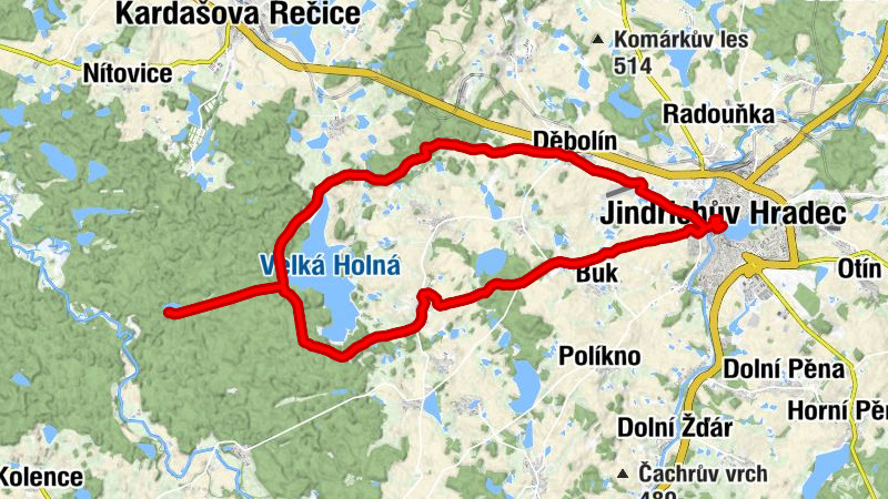 Evženovo Údolí - Jindřichův Hradec - Kaple sv. Maří Magdaleny - kostel Nanebevzetí Panny Marie