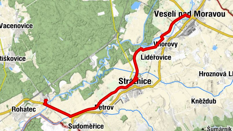 Strážnice na Moravě - Strážnice - U Veličky - sv. Hubert