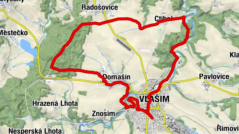 Vlašim - Hrádek - svatý Jakub