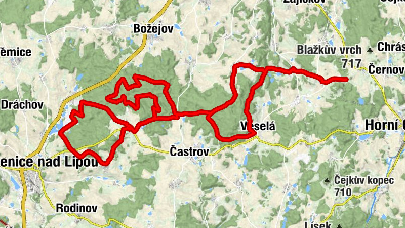 Rohovka - Benátky - Mezná - Barborka