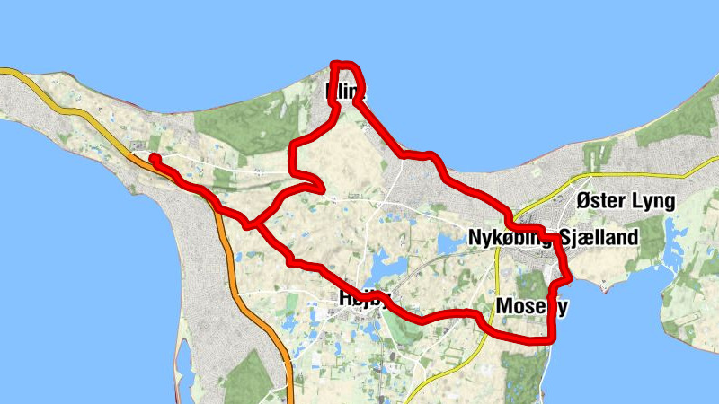 Lumsås - Lumsås Kirke - Stenstrup - Tengslemark