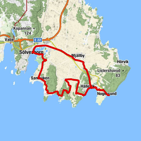 Skutan - Dagmars hamnkrog - Sölvesborg - Nogersund