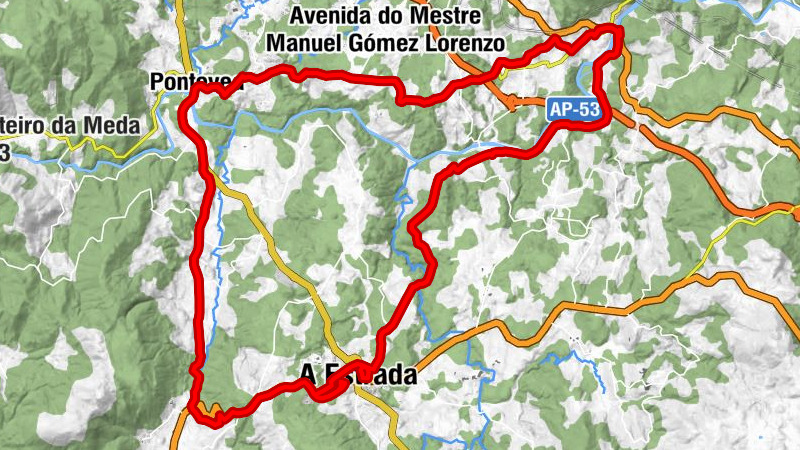 A Estrada - Capela da Nosa Señora de Loreto - Igrexa de Santa María de Paradela - Igrexa de San Paio da Estrada