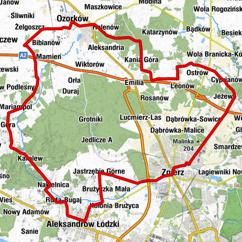 Zgierz - Kościół św. Katarzyny Aleksandryjskiej - Aleksandrów Łódzki - Kościół św. Józefa Oblubieńca Najświętszej Maryi Panny i Podwyższenia Krzyża Świętego w Ozorkowie