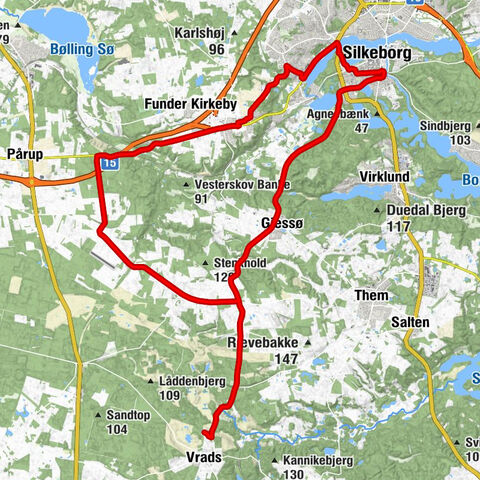 Silkeborg Kommune - Asklev - Sepstrup - Silkeborg