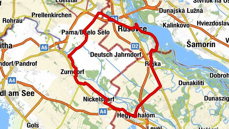 Nickelsdorf - Gasthaus zum Bahnhof - Kostol svätého Mikuláša - Szent Bertalan apostol-templom