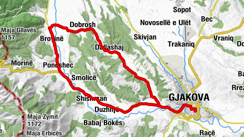 Lagjja e Kusarëve - Gjakovë - Lagjja e Gecës - Kisha katolike e Gjakovës