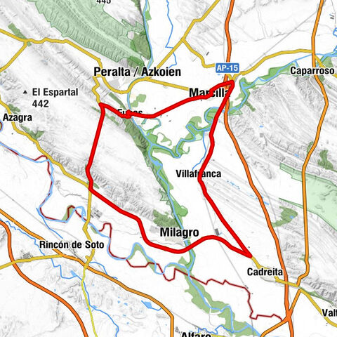 Funes - Ermita de San Pedro - Marcilla - Virgen del Plu