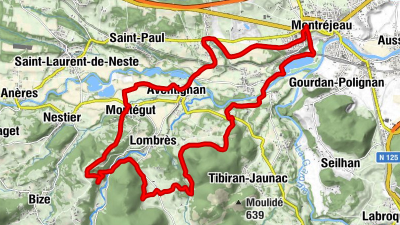 Montréjeau - Mazères-de-Neste - Le Paléo - Aréoulet