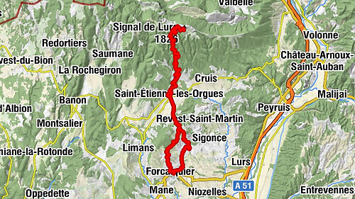 Forcalquier - Église Saint-Pierre - Église Saint-Étienne - Sommet de Morteiron