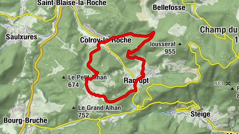 Wanderroute H04 : Die Weiler der Climontaine