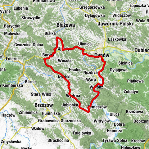 Dynów - Ostry Dział - Wielka Góra - Kościół pw. MB Królowej Polski