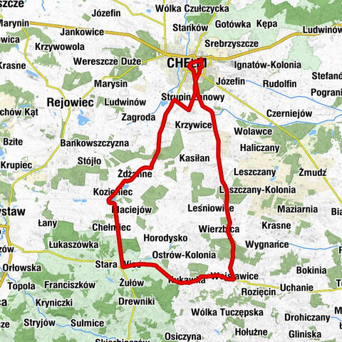 Błonie - Bazylika Kolegiacka Narodzenia Najświętszej Maryi Panny - Kopiec Niepodległości - Osiedle Dyrekcja Dolna