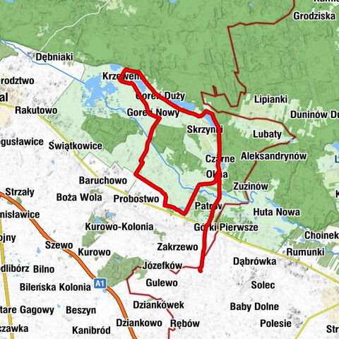 Stawek - Patrowo - Patrówek - Nowa Wieś