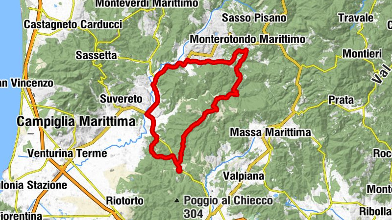 Montioni - Poggio Terminino - Poggio Le Latraie - Poggettone