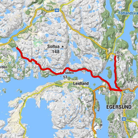Kosen - Egersund - Fladen - Tengsareid
