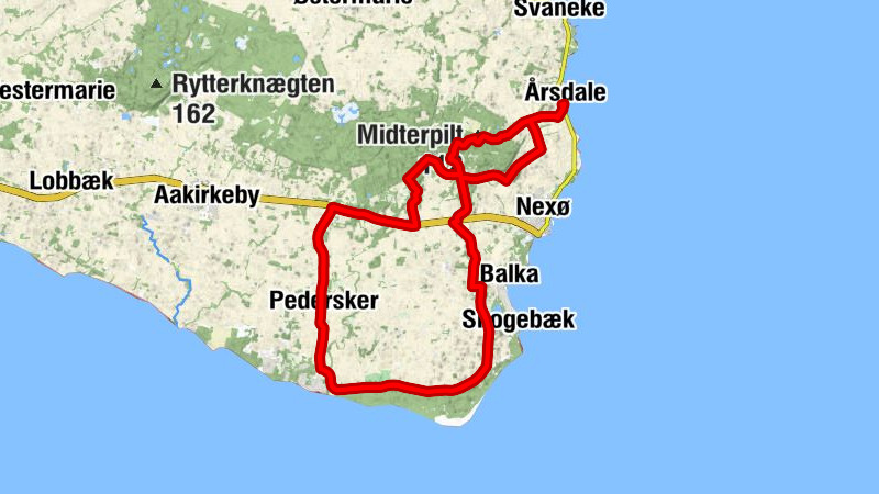 Årsdale - Østerpilt - Bodilsker - Kannikegård