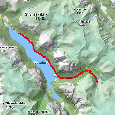 Sande - Hogrenning - Bødal - Bødalssætra