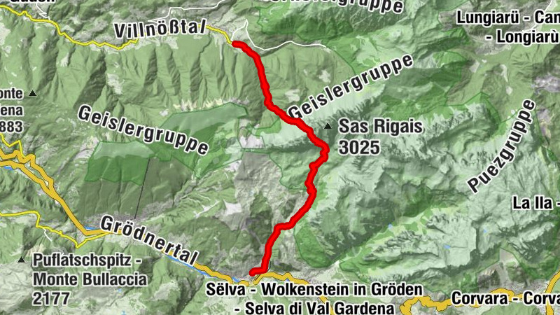 Geislerüberquerung