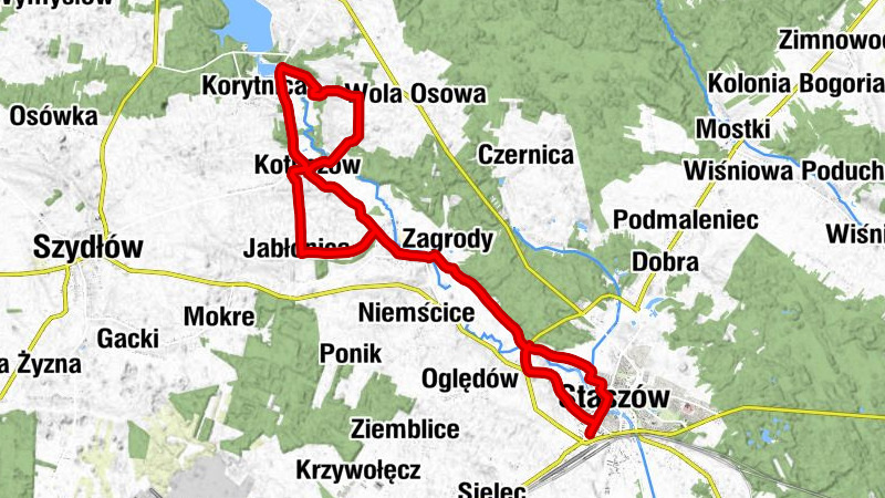 Staszówek - Staszów - Kościół pw. Wniebowzięcia Najświętszej Maryi Panny i Świętego Augustyna Biskupa - Kościół pw. Świętego Jakuba Starszego Apostoła