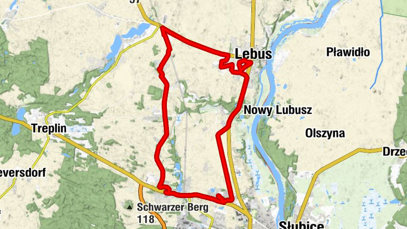 Kliestow - Frankfurt (Oder) - Messinas - Lebus