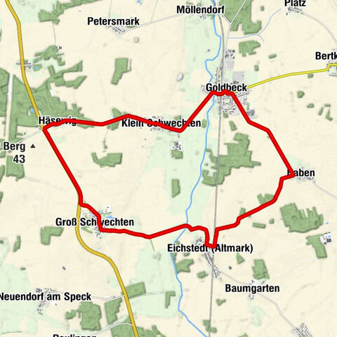Klein Schwechten - Häsewig - Groß Schwechten - St. Katharinen