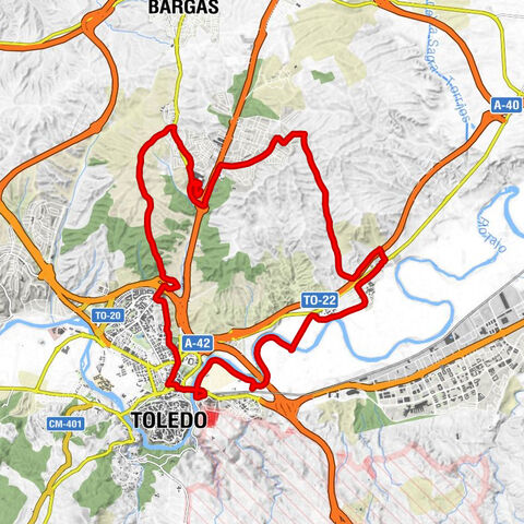 Bargas - Urbanización los Nogales - Toledo - Olías del Rey